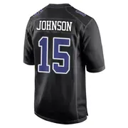 Dallas Cowboys Men's Tyler Johnson Game Carbon Fashion Jersey - Black