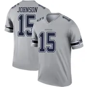Dallas Cowboys Men's Tyler Johnson Legend Inverted Jersey - Gray