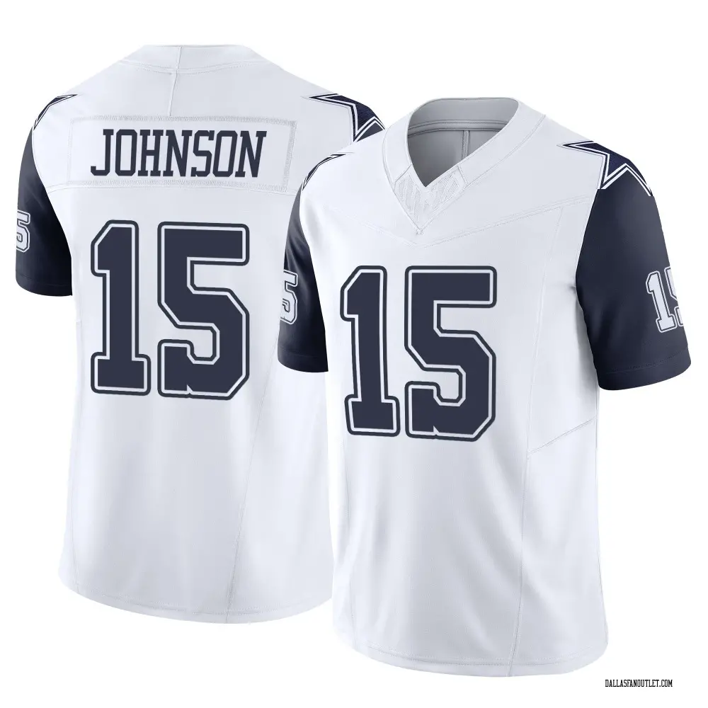 Dallas Cowboys Men's Tyler Johnson Limited 2nd Alternate Vapor F.U.S.E. Jersey - White