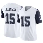 Dallas Cowboys Men's Tyler Johnson Limited 2nd Alternate Vapor F.U.S.E. Jersey - White