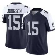 Dallas Cowboys Men's Tyler Johnson Limited Alternate Vapor F.U.S.E. Jersey - Navy
