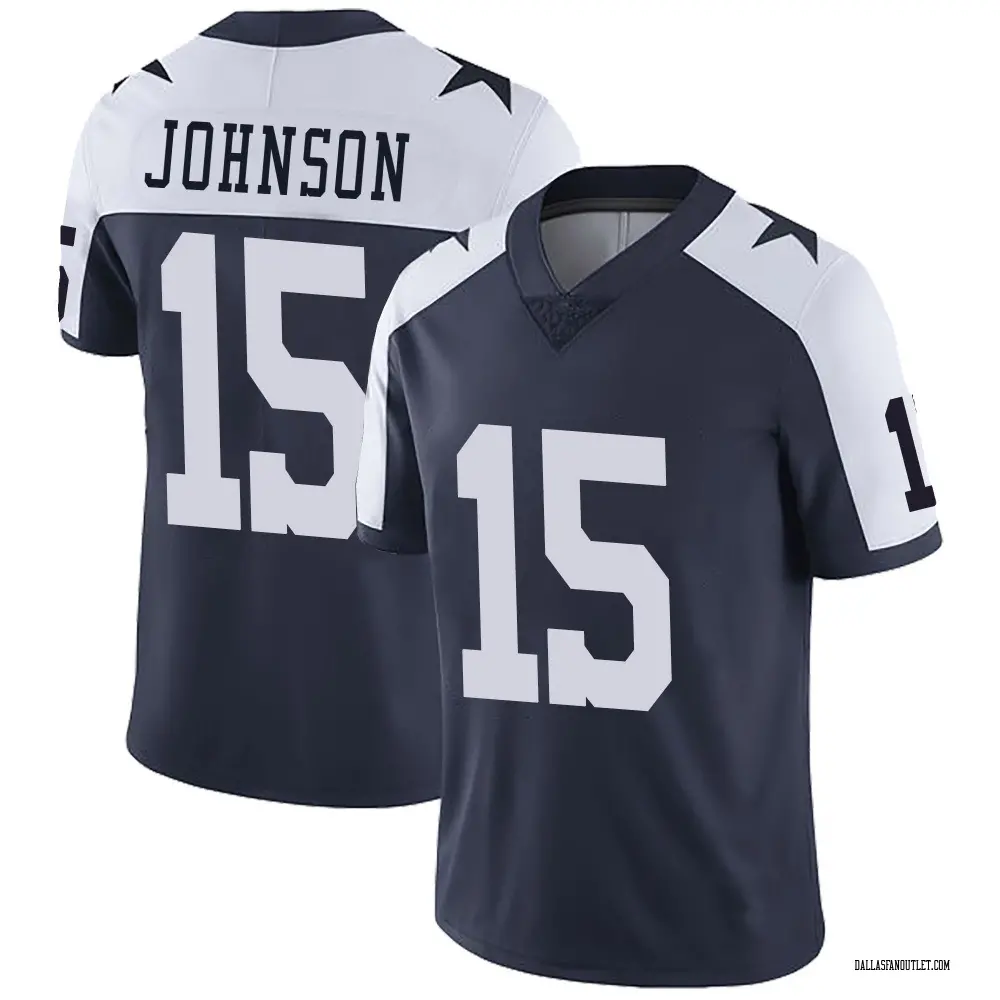Dallas Cowboys Men's Tyler Johnson Limited Alternate Vapor Untouchable Jersey - Navy