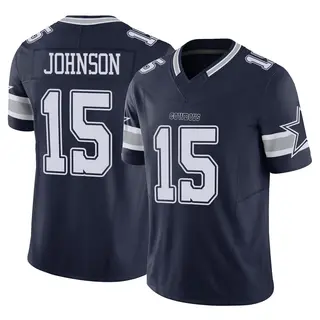 Dallas Cowboys Men's Tyler Johnson Limited Vapor F.U.S.E. Jersey - Navy