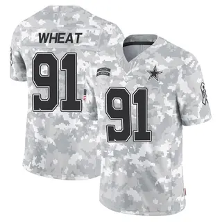 Dallas Cowboys Men's Tyrus Wheat Limited 2024 Salute to Service Jersey - Arctic Camo