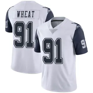 Dallas Cowboys Men's Tyrus Wheat Limited Color Rush Vapor Untouchable Jersey - White