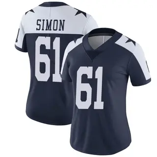 Dallas Cowboys Women's Amon Simon Limited Alternate Vapor Untouchable Jersey - Navy