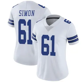 Dallas Cowboys Women's Amon Simon Limited Vapor Untouchable Jersey - White