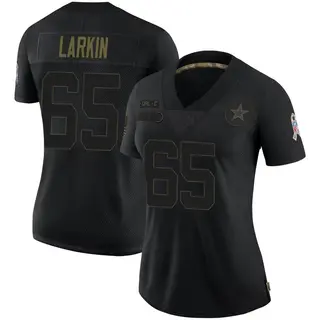 Dallas Cowboys Women's Austin Larkin Limited 2020 Salute To Service Jersey - Black