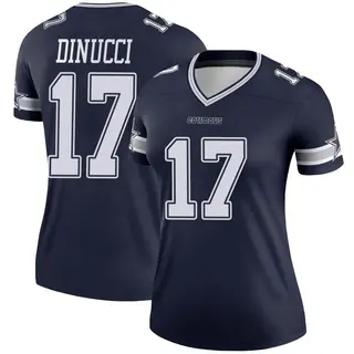 Dallas Cowboys Women's Ben DiNucci Legend Jersey - Navy