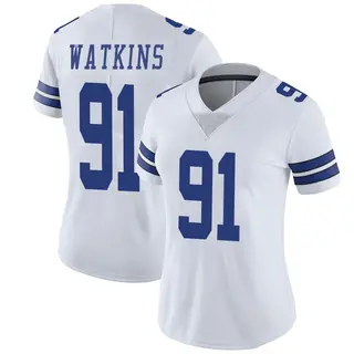 Dallas Cowboys Women's Carlos Watkins Limited Vapor Untouchable Jersey - White