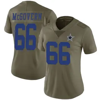 Dallas Cowboys Women's Connor McGovern Limited 2017 Salute to Service Jersey - Green