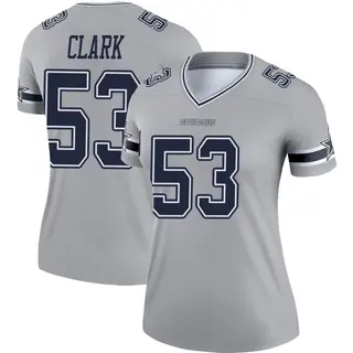 Dallas Cowboys Women's Damone Clark Legend Inverted Jersey - Gray