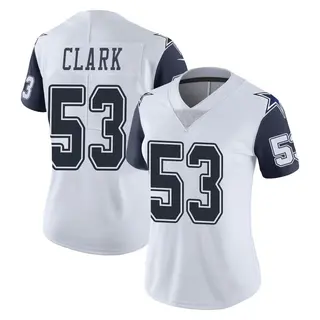 Dallas Cowboys Women's Damone Clark Limited Color Rush Vapor Untouchable Jersey - White