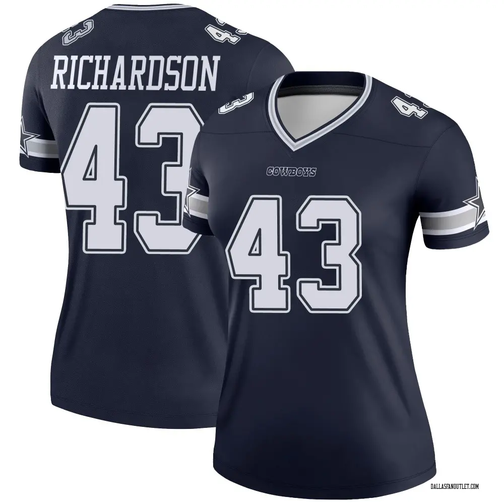 Dallas Cowboys Women's Dominic Richardson Legend Jersey - Navy
