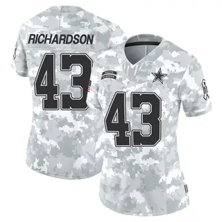 Dallas Cowboys Women's Dominic Richardson Limited 2024 Salute to Service Jersey - Arctic Camo