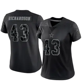 Dallas Cowboys Women's Dominic Richardson Limited Reflective Jersey - Black