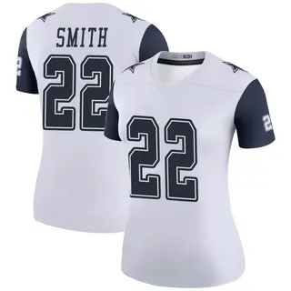 Dallas Cowboys Women's Emmitt Smith Legend Color Rush Jersey - White
