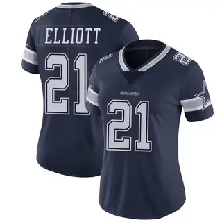 Dallas Cowboys Women's Ezekiel Elliott Limited Team Color Vapor Untouchable Jersey - Navy