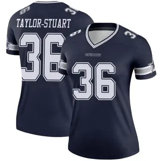 Dallas Cowboys Women's Isaac Taylor-Stuart Legend Jersey - Navy