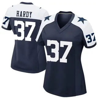 Dallas Cowboys Women's JaQuan Hardy Game Alternate Jersey - Navy