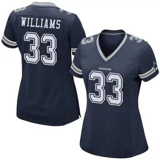 Dallas Cowboys Women's Javonte Williams Game Team Color Jersey - Navy