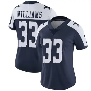 Dallas Cowboys Women's Javonte Williams Limited Alternate Vapor Untouchable Jersey - Navy