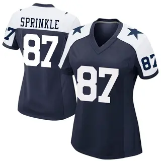 Dallas Cowboys Women's Jeremy Sprinkle Game Alternate Jersey - Navy