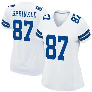 Dallas Cowboys Women's Jeremy Sprinkle Game Jersey - White