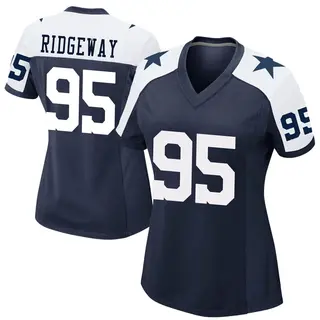 Dallas Cowboys Women's John Ridgeway Game Alternate Jersey - Navy