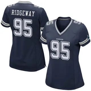 Dallas Cowboys Women's John Ridgeway Game Team Color Jersey - Navy