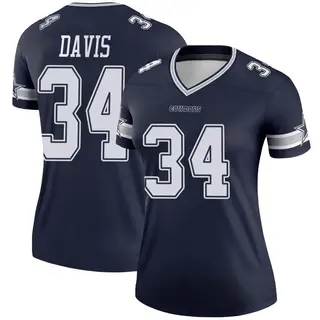 Dallas Cowboys Women's Malik Davis Legend Jersey - Navy