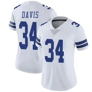 Dallas Cowboys Women's Malik Davis Limited Vapor Untouchable Jersey - White