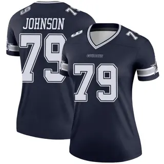 Dallas Cowboys Women's Marcellus Johnson Legend Jersey - Navy