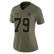 Dallas Cowboys Women's Marcellus Johnson Limited 2025 Salute to Service Jersey - Olive