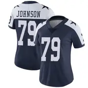Dallas Cowboys Women's Marcellus Johnson Limited Alternate Vapor Untouchable Jersey - Navy