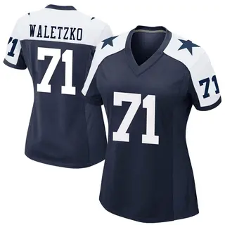 Dallas Cowboys Women's Matt Waletzko Game Alternate Jersey - Navy