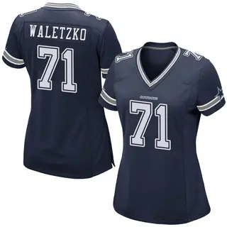 Dallas Cowboys Women's Matt Waletzko Game Team Color Jersey - Navy