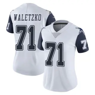 Dallas Cowboys Women's Matt Waletzko Limited Color Rush Vapor Untouchable Jersey - White