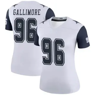 Dallas Cowboys Women's Neville Gallimore Legend Color Rush Jersey - White