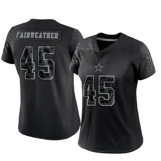 Dallas Cowboys Women's Rivaldo Fairweather Limited Reflective Jersey - Black