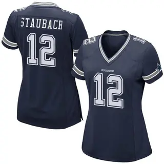 Dallas Cowboys Women's Roger Staubach Game Team Color Jersey - Navy