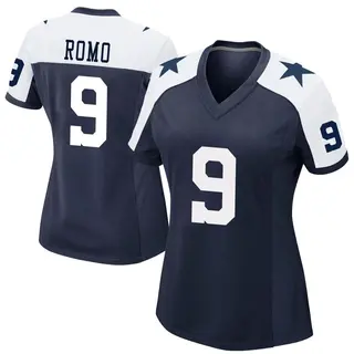 Dallas Cowboys Women's Tony Romo Game Alternate Jersey - Navy