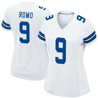 Dallas Cowboys Women's Tony Romo Game Jersey - White