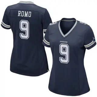 Dallas Cowboys Women's Tony Romo Game Team Color Jersey - Navy