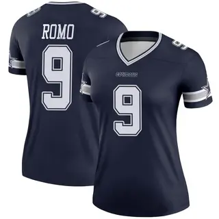 Dallas Cowboys Women's Tony Romo Legend Jersey - Navy