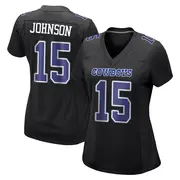 Dallas Cowboys Women's Tyler Johnson Game Carbon Fashion Jersey - Black