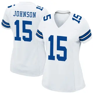 Dallas Cowboys Women's Tyler Johnson Game Jersey - White