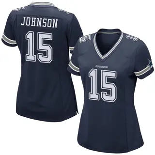 Dallas Cowboys Women's Tyler Johnson Game Team Color Jersey - Navy