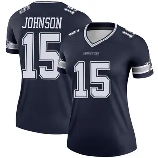 Dallas Cowboys Women's Tyler Johnson Legend Jersey - Navy