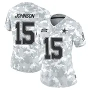 Dallas Cowboys Women's Tyler Johnson Limited 2024 Salute to Service Jersey - Arctic Camo